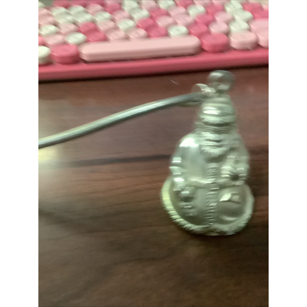 Silver Treasures By Godinger Santa Claus Silver-Plated Candle Snuffer With Box - Picture 2 of 6